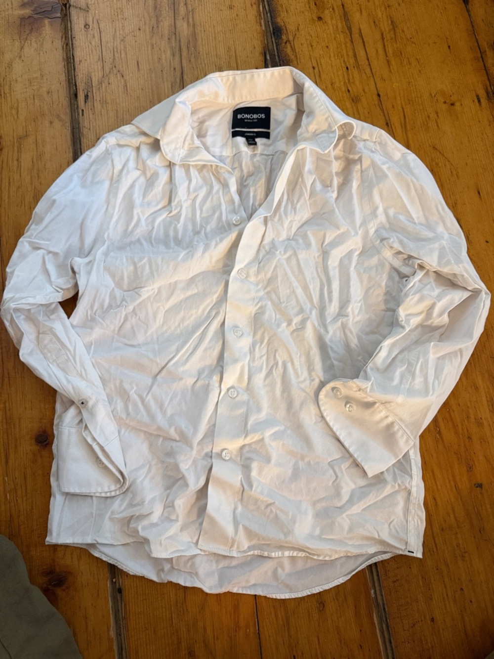 Bonobos White Men's Button-Down Dress Shirt